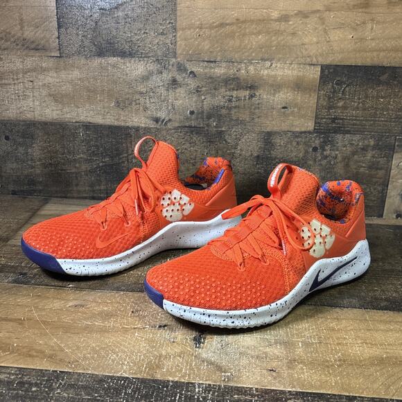 Men\'s Nike Free TR8 Clemson Tigers Shoes Training Sneakers Size 10 AR0427-800 main image 4